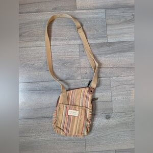 Fossil Multicolor Striped Crossbody Bag